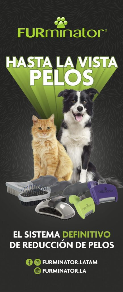 FURMINATOR roll-up from the campaign "hasta la vista pelos"