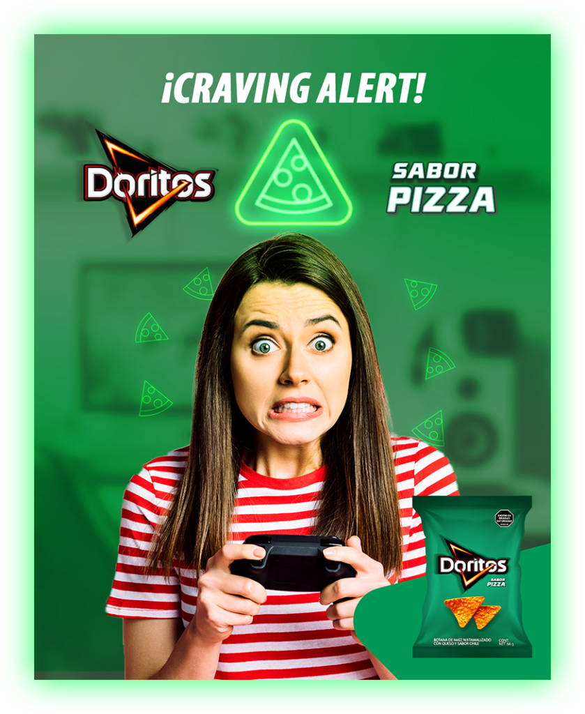 Image of our key visual proposal with a surprised woman.